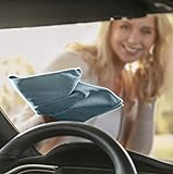 AC AutoClean Premium Microfaser-Tuch „CLEAR GLASS“ – Streifenfrei und fusselfrei – Perfekt für Autoscheiben Glas-Reinigung Spiegel-Reinigung Fenster Trockentuch - 2