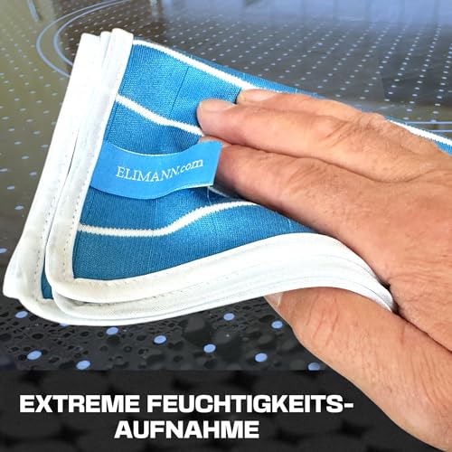1er Bambus Hochglanz Reinigungstuch Bambustuch Poliertuch Fenstertuch Glaspoliertuch Antibakterielles Geschirrtuch Putztuch Tuch für streifenfreien und fusselfreien Glanz im Haushalt Büro und Auto - 4