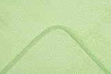 Sinland Microfasertuch microfaser fenstertuch Glasreinigungstücher keine Fussel Hell grün 30cmx30cm 12 - 4