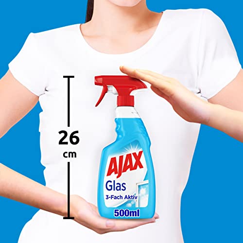 Ajax Glasreiniger 3-fach aktiv 500ml - 6