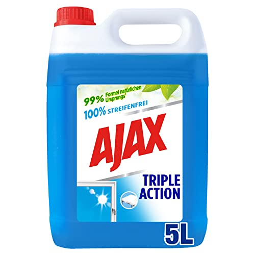 AJAX Glasreiniger 3-Fach Aktiv, 1er Pack (1 x 5 l)