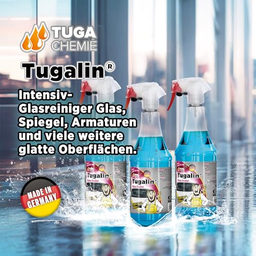 TUGA Tugalin Nano Hochleistungs Glas Reiniger, 1000 ml Sprühflasche - 7
