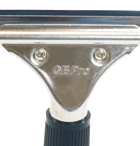 GBPro Edelstahl Fensterwischer, Abzieher (fensterabzieher) mit Gummilippe 25cm - 7