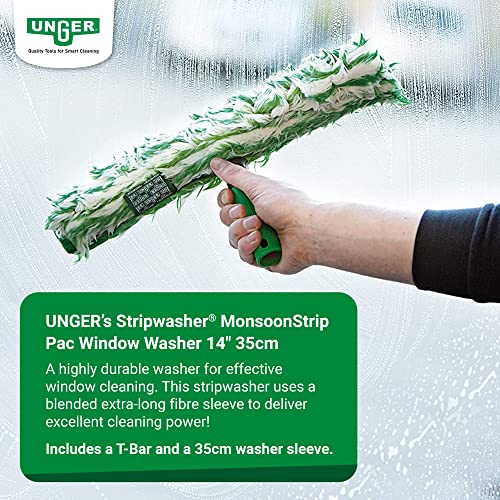 Unger MC350 Monsoon Strip Pac – Trägerteil plus Bezug – inkl. Pad – 35 cm – 1 Stück - 5
