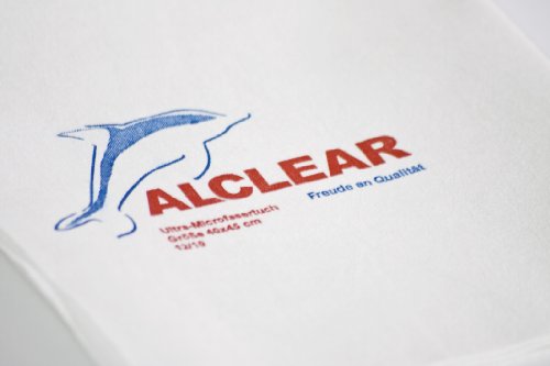 ALCLEAR 960008 Profi-Fenster-Set enthält Einwascher und Abziehgummi mit Griff, Ultra-Microfaser Fenstertuch 40 x 45 cm, 3-teilig - 7