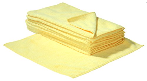 SBS Mikrofaser-Reinigungstücher – 40 x 40 cm – Weiß – 10 Stück - 3