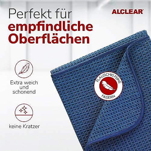2er Set ALCLEAR Microfasertuch Trockenwunder – 60×40 cm - 5