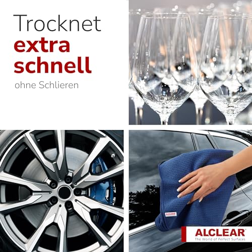 2er Set ALCLEAR Microfasertuch Trockenwunder – 60×40 cm - 6