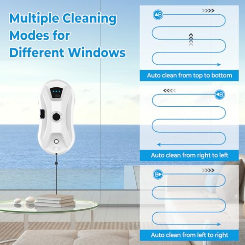 EagerMinds Fensterputzroboter mit Automatischem Wasserstrahl - 4