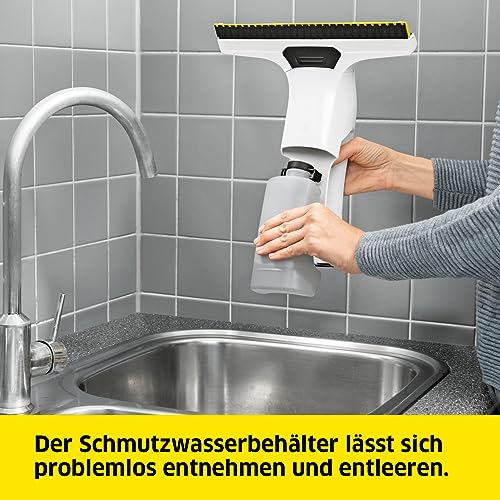 Kärcher Akku-Fenstersauger WV 6 Plus mit 100 min Laufzeit - 5