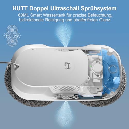 HUTT DDC56 Fensterputzroboter mit Ultraschall Sprühfunktion - 2
