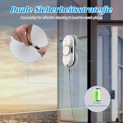 Automatischer Fensterputzroboter mit 5600 Pa - 4