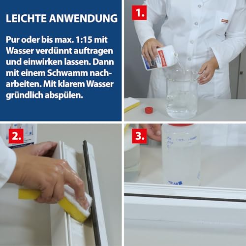 MELLERUD Kunststoff Fenster Reiniger 1,0 L, 2001001544 - 2