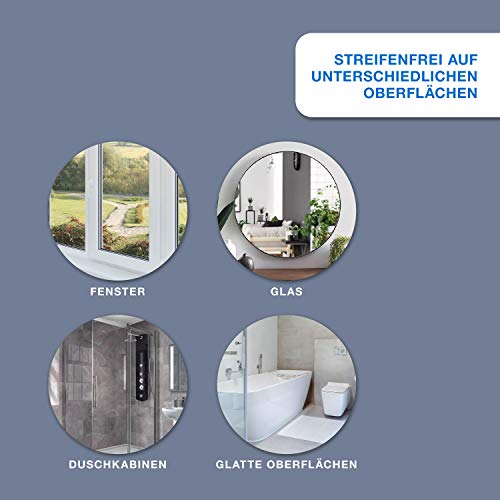 Abzieher und Fensterwischer in einem, in 3 Größen: 25 cm, 35 cm und 45 cm | inklusive einer Gratisprobe Profi-Glasreiniger - 2