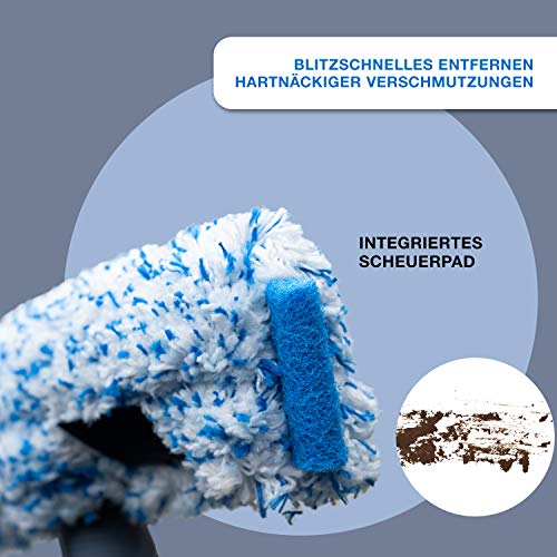 Abzieher und Fensterwischer in einem, in 3 Größen: 25 cm, 35 cm und 45 cm | inklusive einer Gratisprobe Profi-Glasreiniger - 4